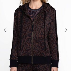 Women’s Johnny Was Front Full Zip Animal Print Jacket Size Small